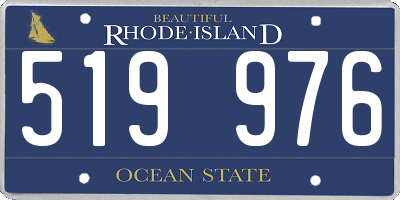 RI license plate 519976