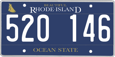 RI license plate 520146