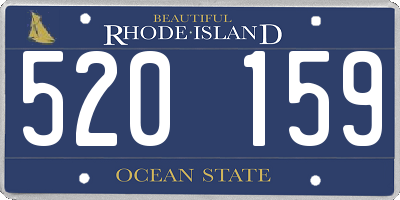 RI license plate 520159