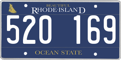RI license plate 520169