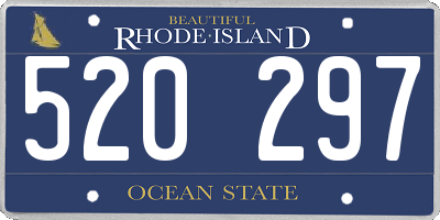 RI license plate 520297