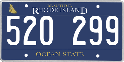 RI license plate 520299