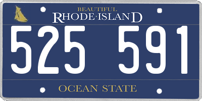 RI license plate 525591