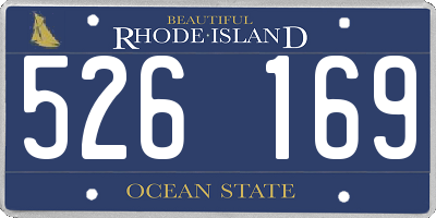RI license plate 526169