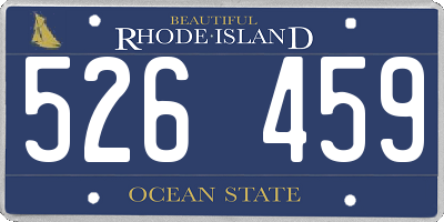 RI license plate 526459