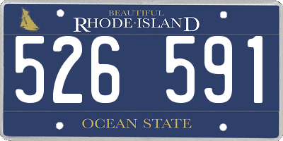 RI license plate 526591