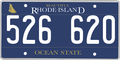 RI license plate 526620