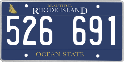 RI license plate 526691