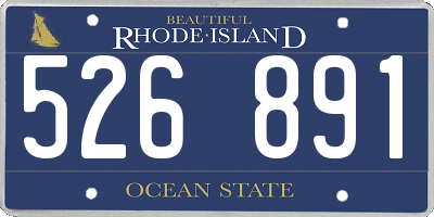 RI license plate 526891