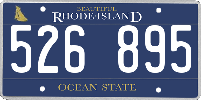 RI license plate 526895