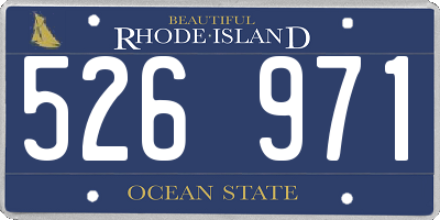 RI license plate 526971