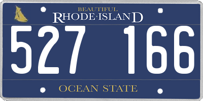 RI license plate 527166
