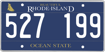 RI license plate 527199