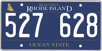 RI license plate 527628