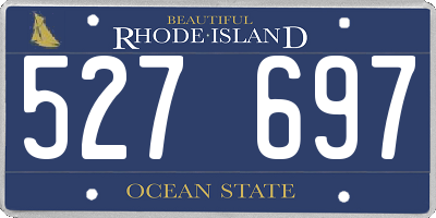 RI license plate 527697