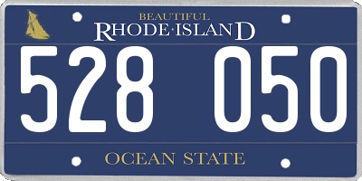 RI license plate 528050