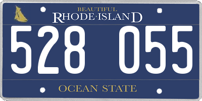 RI license plate 528055