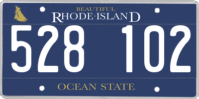 RI license plate 528102