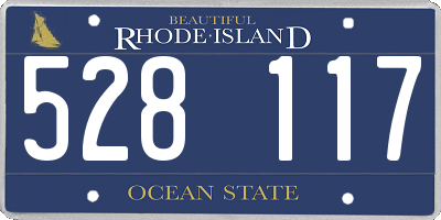 RI license plate 528117