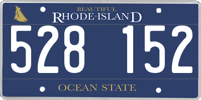 RI license plate 528152