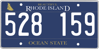 RI license plate 528159