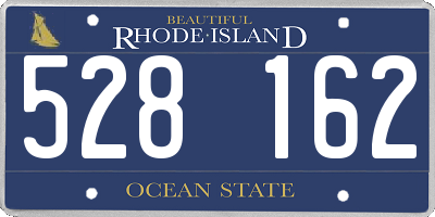 RI license plate 528162
