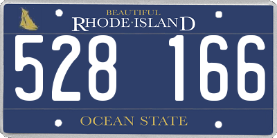 RI license plate 528166