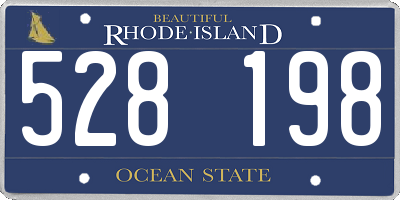 RI license plate 528198