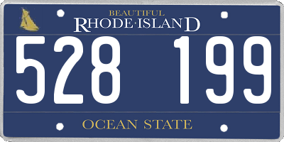 RI license plate 528199