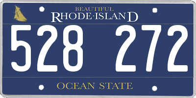 RI license plate 528272
