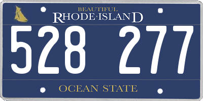 RI license plate 528277