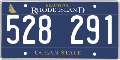 RI license plate 528291