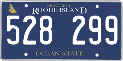 RI license plate 528299