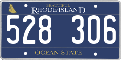 RI license plate 528306
