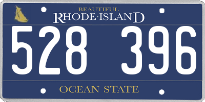 RI license plate 528396