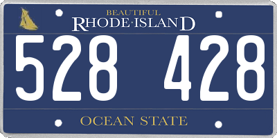RI license plate 528428