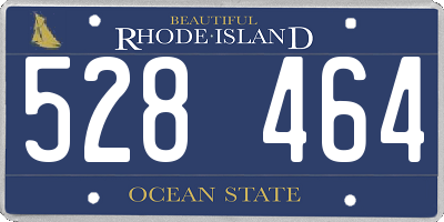 RI license plate 528464