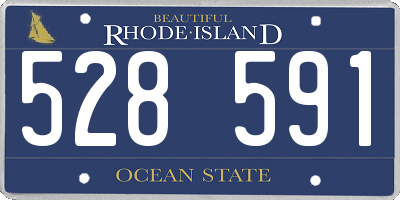 RI license plate 528591