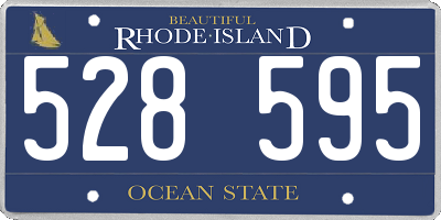 RI license plate 528595