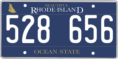 RI license plate 528656