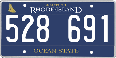 RI license plate 528691