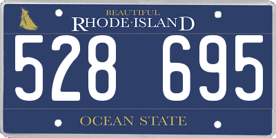 RI license plate 528695