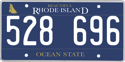 RI license plate 528696