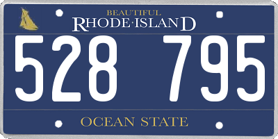 RI license plate 528795