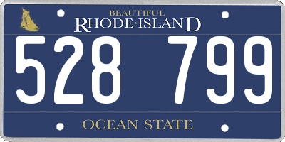 RI license plate 528799