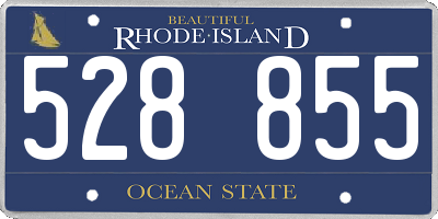 RI license plate 528855