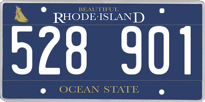 RI license plate 528901