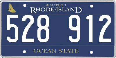 RI license plate 528912