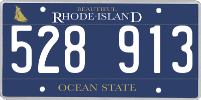 RI license plate 528913