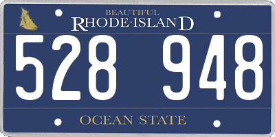 RI license plate 528948